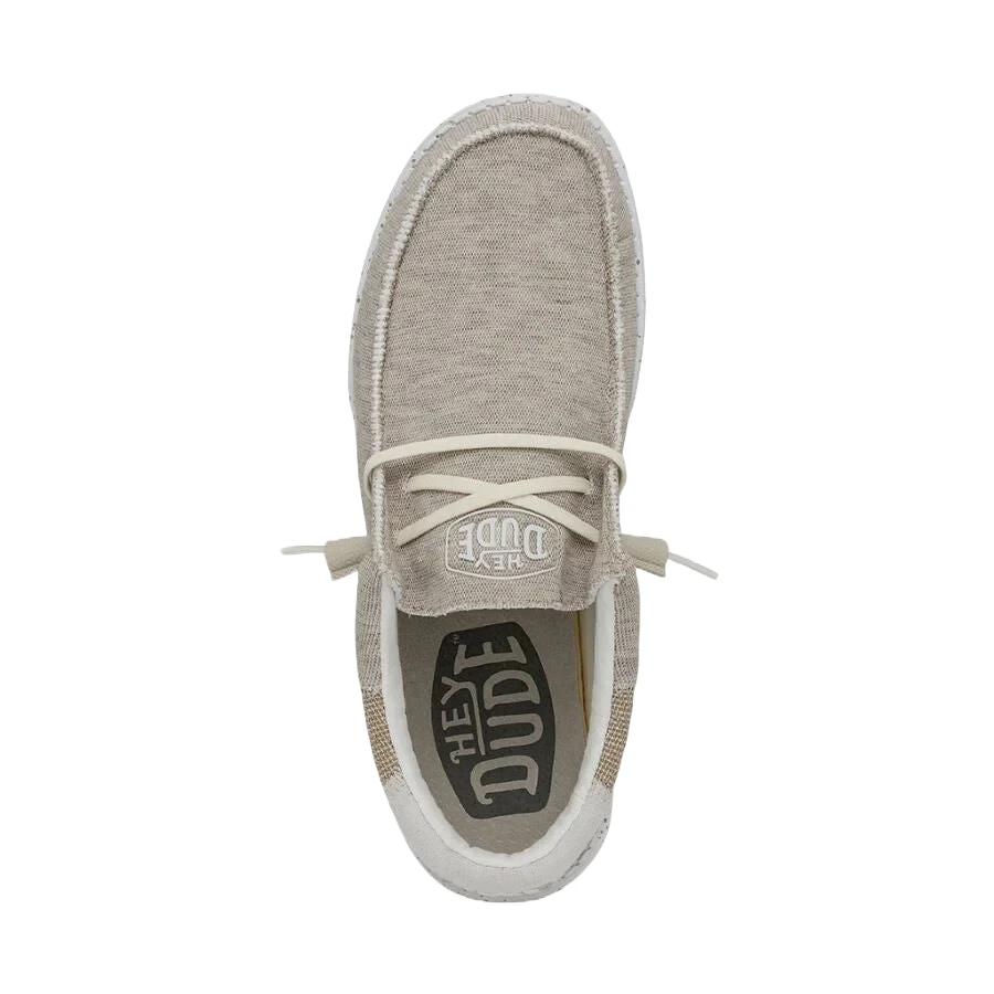 Hey Dude Men's Wally Stitch Dirt Road Beige Slip On Shoes 40021-2Z7 4 Hey Dude Men's Wally Stitch Dirt Road Beige Slip On Shoes 40021-2Z7 - Image 2