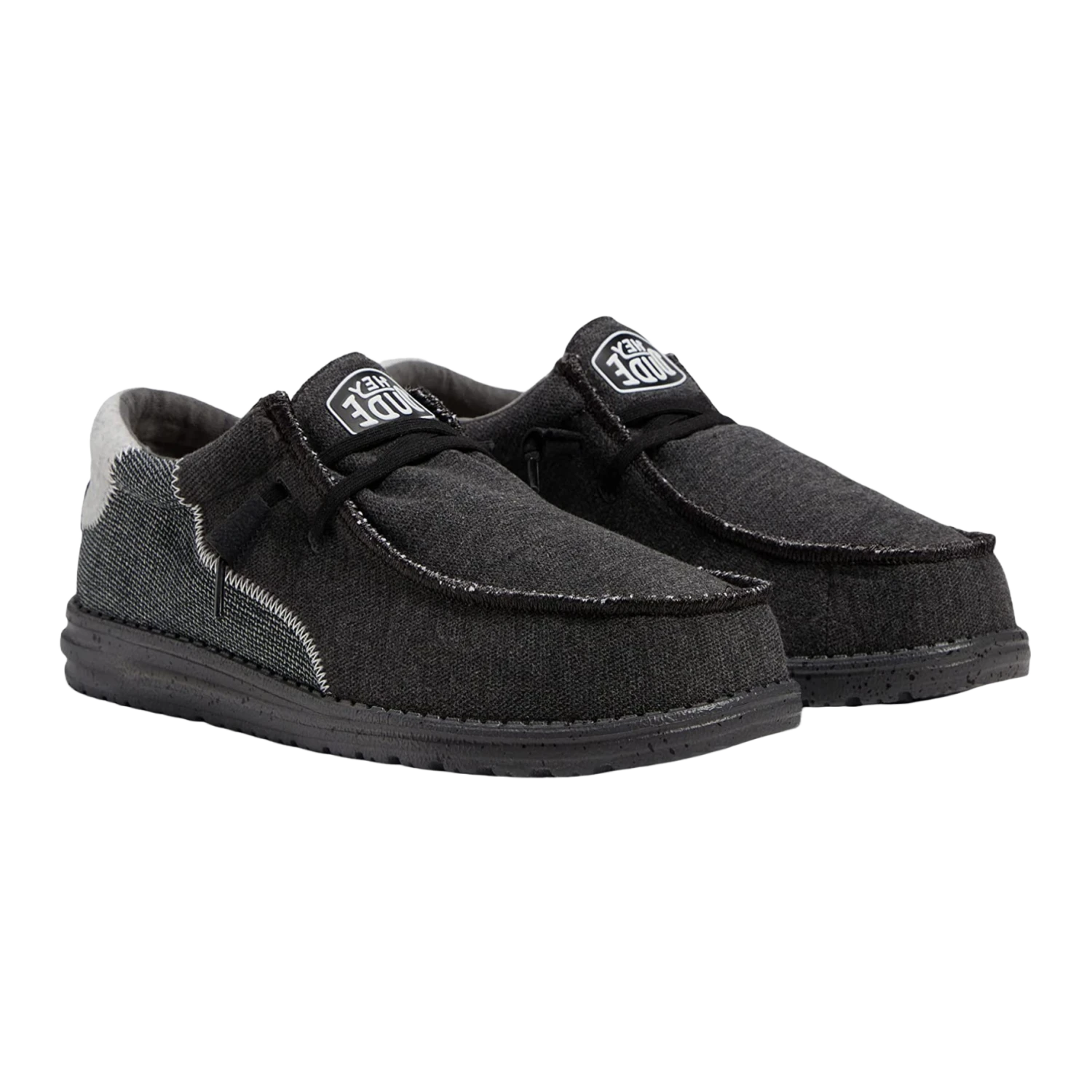 Hey Dude® Men's Wally Stitch Harlequin Grey Slip On Shoes 40021-0XC 3 Hey Dude® Men's Wally Stitch Harlequin Grey Slip On Shoes 40021-0XC