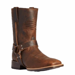Ariat Men's Harness Patriot Ultra Bar Top Brown Western Boots 10035768