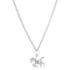 Montana Silversmiths® Cowboy Horse Silver Necklace NC3381 2 Montana Silversmiths® Cowboy Horse Silver Necklace NC3381 -Western Cowboy Equipment NC3381 1