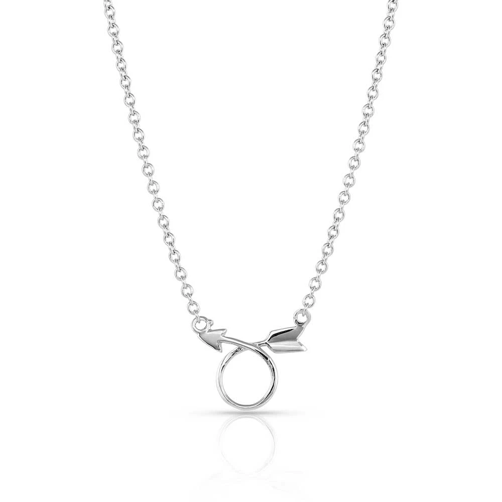 Montana Silversmiths Ladies Doe Silver Arrow Necklace NC5022 4 Montana Silversmiths Ladies Doe Silver Arrow Necklace NC5022 - Image 2