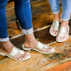 Jack Roger Ladies Slip On Platinum Sandals 1219SN0001042PLTNM -Western Cowboy Equipment ON FOOT 2 800x 5cd4bfb9 bc3e 49ff 80cb 22fce1b36c9a