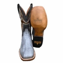 Dan Post® Men's Exotic Slyther Denim Watersnake Square Toe Boots DP4100 -Western Cowboy Equipment P4100C