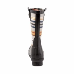 Pendleton® Ladies Bridger Stripe Black Mid Rain Boots PW2280-001 -Western Cowboy Equipment PW2280 001 4