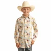 Rock & Roll Cowboy® Youth Boy's Dale Snap Down Shirt RRBSOSRZ7V-83 -Western Cowboy Equipment RRBSOSRZ7V 83