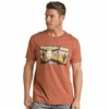 Rock & Roll Cowboy® Unisex Rust Graphic T-Shirt RRUT21R0IP