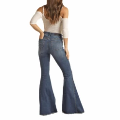 Rock & Roll Denim® Ladies Side Insert Bell Bottom Jeans RRWD7HRZQK -Western Cowboy Equipment RRWD7HRZQK 2