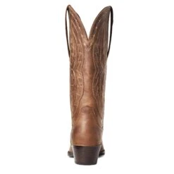 Ariat Ladies Heritage Elastic Calf Brown Snip Toe Boots 10036047 -Western Cowboy Equipment S21 WMS WEST 10036047 heel