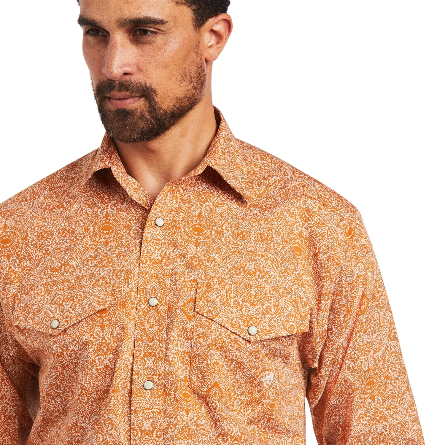Ariat Men's Braylon Classic Snap Long Sleeve Amber Dusk Shirt 10040673 4 Ariat Men's Braylon Classic Snap Long Sleeve Amber Dusk Shirt 10040673 - Image 2