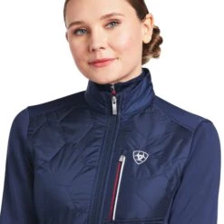 Ariat® Ladies Fusion Team Navy Insulated Jacket 10039219 -Western Cowboy Equipment S22 WMS ENGL 10039219 detail02