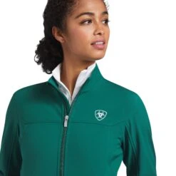 Ariat® Ladies Classic Team Verde Softshell Mexico Jacket 10039460 -Western Cowboy Equipment S22 WMS ENGL 10039460 detail03