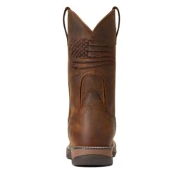 Ariat Ladies Anthem Patriot Waterproof Brown Square Toe Boots 10040369 13 Ariat Ladies Anthem Patriot Waterproof Brown Square Toe Boots 10040369 -Western Cowboy Equipment S22 WMS WEST 10040369 heel