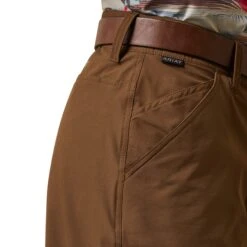 Ariat® Men's Tek 8" Teak Brown Shorts 10043181 -Western Cowboy Equipment S23 MNS WEST 10043181 detail02