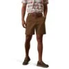 Ariat® Men's Tek 8" Teak Brown Shorts 10043181 2 Ariat® Men's Tek 8" Teak Brown Shorts 10043181 -Western Cowboy Equipment S23 MNS WEST 10043181 front
