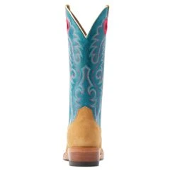 Ariat® Ladies Futurity Boon Buckskin Roughout Western Boots 10044403 -Western Cowboy Equipment S23 WMS WEST 10044403 heel
