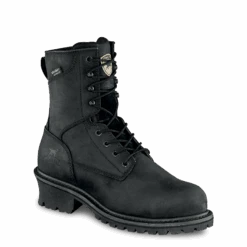Irish Setter By Red Wing Mesabi Black Steel Toe Waterproof Boot 83836