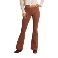 Rock & Roll Cowgirl Ladies Denim Dusty Rose Bargain Bell Jean W1P6156 7 Rock & Roll Cowgirl Ladies Denim Dusty Rose Bargain Bell Jean W1P6156 -Western Cowboy Equipment W1P6156Z