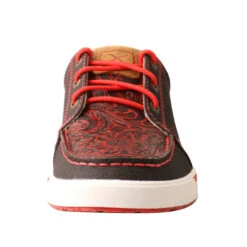 Twisted X Ladies Kicks Black And Red Lace Up Shoes WCA0051 -Western Cowboy Equipment WCA0051 05