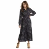 Panhandle® Ladies Paisley Print Navy Maxi Dress WLWRD2R01K-42 -Western Cowboy Equipment WLWRD2R01K 42