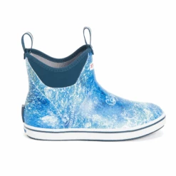 XTRATUF® Men's Mossy Oak 6" Inch Blue Ankle Deck Boots XMABMOC 10 XTRATUF® Men's Mossy Oak 6" Inch Blue Ankle Deck Boots XMABMOC -Western Cowboy Equipment XMABMOCb