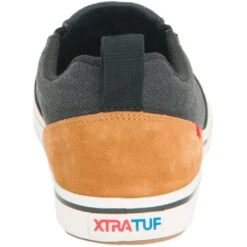 XTRATUF Men's Sharkbyte Canvas Black Deck Shoes XSB-001 -Western Cowboy Equipment XSB001 4 EXTRALARGE