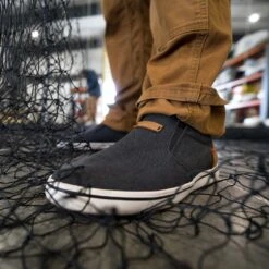 XTRATUF Men's Sharkbyte Canvas Black Deck Shoes XSB-001 -Western Cowboy Equipment XSB001 lifestyle EXTRALARGE