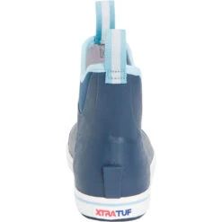 XTRATUF Ladies Navy Ankle Deck Boots XWAB-201 -Western Cowboy Equipment XWAB201 4 EXTRALARGE