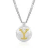 Montana Silversmiths Ladies The Dutton Y Yellowstone Necklace YELNC4351 1 Montana Silversmiths Ladies The Dutton Y Yellowstone Necklace YELNC4351 -Western Cowboy Equipment YELNC4351