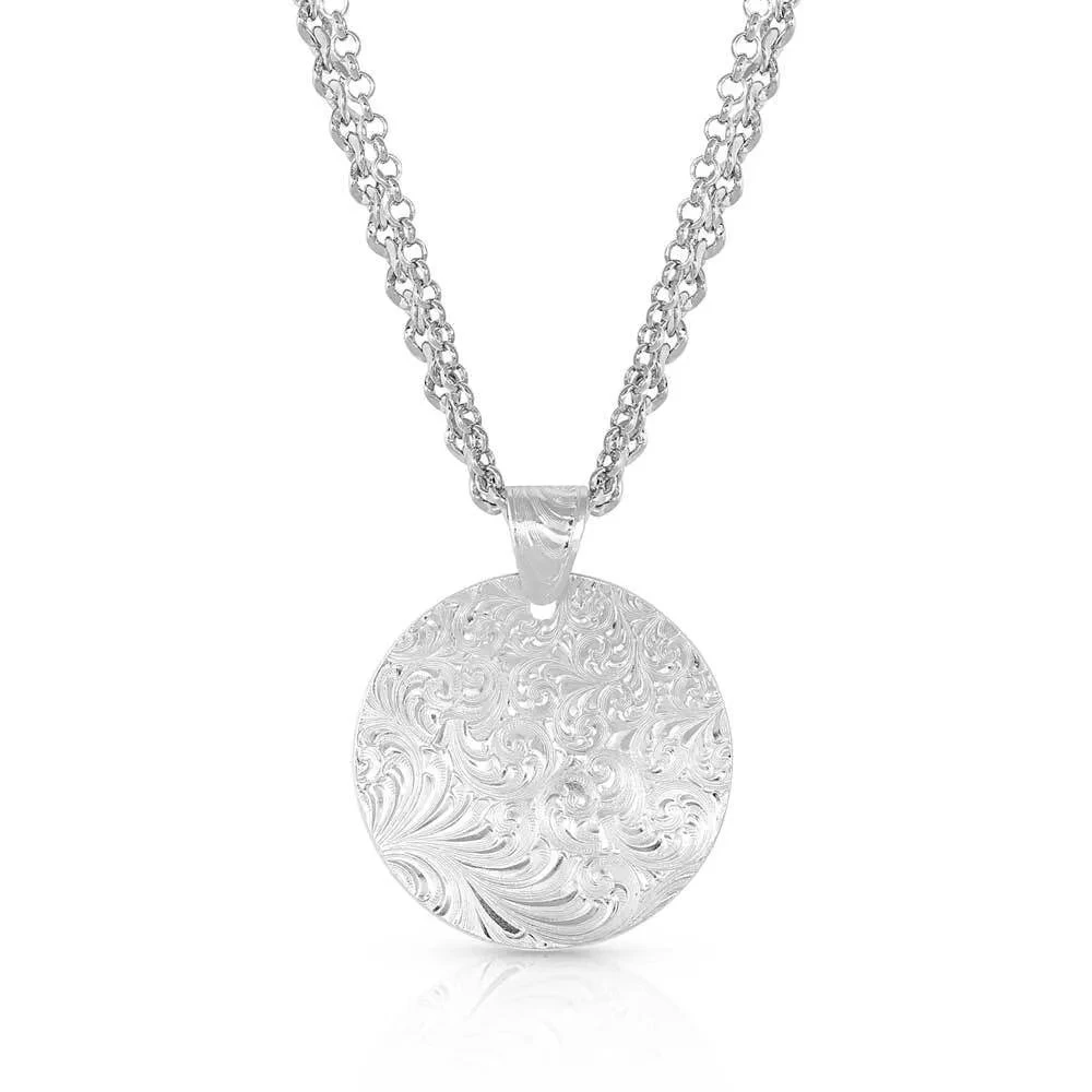 Montana Silversmiths Ladies The Dutton Y Yellowstone Necklace YELNC4351 4 Montana Silversmiths Ladies The Dutton Y Yellowstone Necklace YELNC4351 - Image 2