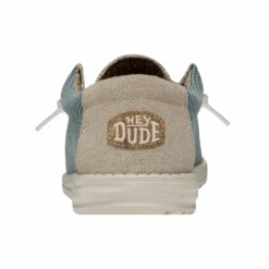 Hey Dude Men's Wally Braided Aqua Slip On Shoes 40003-449 -Western Cowboy Equipment braidedaquaheel