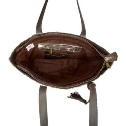 Corral Boots Corral Brown And White Cowhide Hair On Purse D1287 -Western Cowboy Equipment d1287