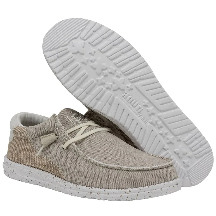 Hey Dude Men's Wally Stitch Dirt Road Beige Slip On Shoes 40021-2Z7 5 Hey Dude Men's Wally Stitch Dirt Road Beige Slip On Shoes 40021-2Z7 - Image 3