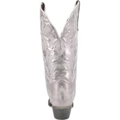 Laredo Ladies Dream Girl Silver Embroidered Snip Toe Boots 52463 -Western Cowboy Equipment dljrt