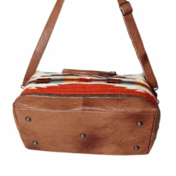 American Darling Muti-Color Aztec & Serape Brown Duffle Bag ADBG460I -Western Cowboy Equipment eswfgh