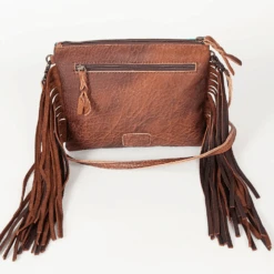 American Darling Black &Turquoise Cowhide W/Fringe Purse ADBG109TRQ2FRNG -Western Cowboy Equipment fgfgfgfg