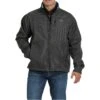 Cinch Men's Bonded Charcoal Grey Jacket MWJ1518005 -Western Cowboy Equipment frnt 005