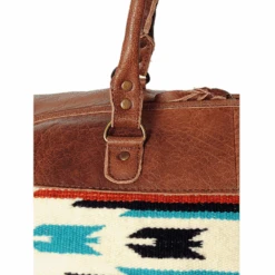 American Darling Muti-Color Aztec & Serape Brown Duffle Bag ADBG460I -Western Cowboy Equipment hgjhg