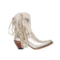 Junky Gypsy Ladies Spirit Animal Shortie Champagne Boots JG0040G 12 Junky Gypsy Ladies Spirit Animal Shortie Champagne Boots JG0040G -Western Cowboy Equipment jg0040g spiritanimalshortie champagnemetallicsilvercharo ps3 20210730