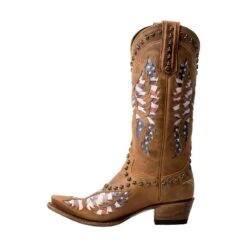Lane Ladies Old Glory Burnt Caramel Snip Toe Boots LB0414D -Western Cowboy Equipment lb0414d oldglory burntcaramel ps06 200414 800x b635cfc3 1476 4f97 b044 6a2614536e8a