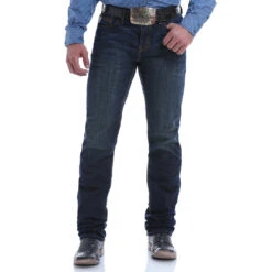 Cinch Men's Jesse Slim Straight Mid Rise Jeans MB50738001 -Western Cowboy Equipment mb50738001 1 833 detail