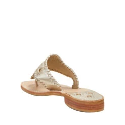 Jack Roger Ladies Slip On Platinum Sandals 1219SN0001042PLTNM -Western Cowboy Equipment platinum back