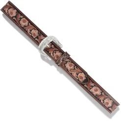Brighton Men's Bonanza Trail Brown Western Belt C14114 7 Brighton Men's Bonanza Trail Brown Western Belt C14114 -Western Cowboy Equipment qic14114 03