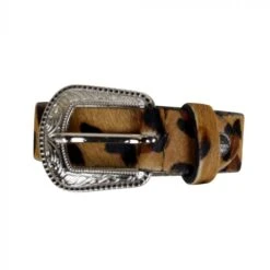Myra Bag Ladies Rock On Leopard Hairon Leather Belt S-2929 -Western Cowboy Equipment s 2929 2 1