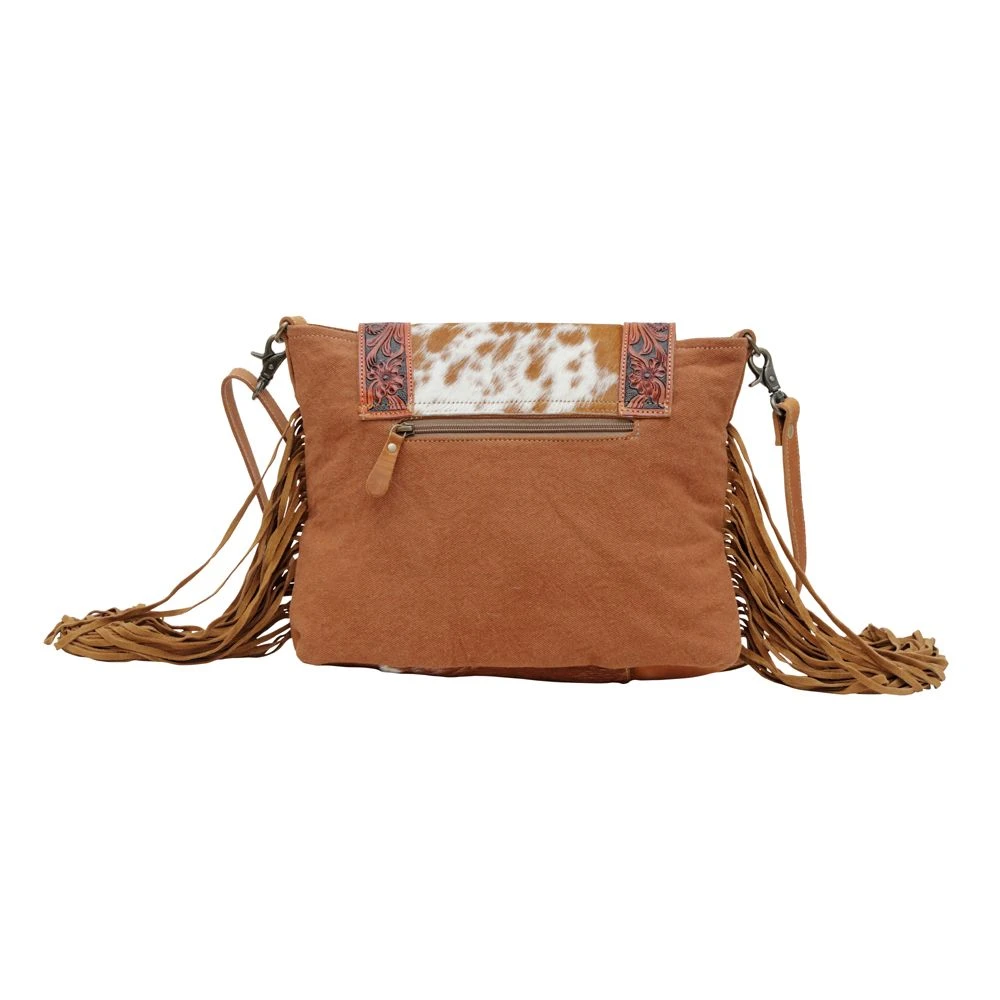 Myra Bag Ladies Blaze Handtooled Hairon Bag S-6220 6 Myra Bag Ladies Blaze Handtooled Hairon Bag S-6220 - Image 4
